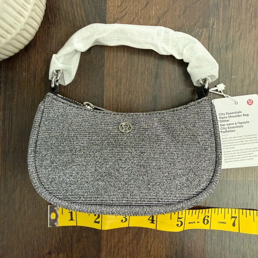 🆕 Lululemon City Essentials Nano Shoulder Bag - Glitter - Picture 7 of 14